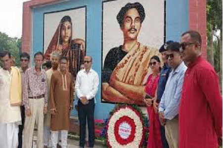 মানিকগঞ্জের তেওতায় কবি নজরুলের ১২৭তম জন্মবার্ষিকী উদযাপন